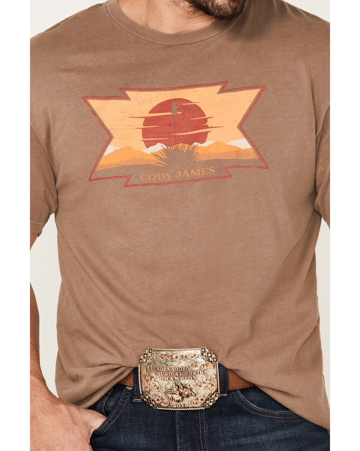 Image #3 - Cody James Men's Sunset Logo Graphic T-Shirt, , hi-res