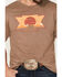 Cody James Men's Sunset Logo Graphic T-Shirt, Tan, hi-res