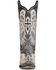 Image #3 - Corral Women's Cross & Wings Overlay Western Boots - Snip Toe, Black, hi-res
