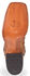Image #5 - Justin Men's Waxy Full Quill Ostrich Western Boots - Broad Square Toe , Cognac, hi-res