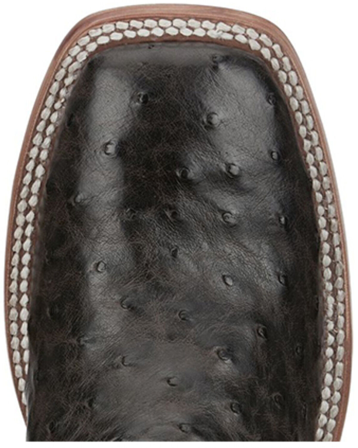 Image #6 - Tony Lama Men's Searcy Exotic Full Quill Ostrich Western Boots - Broad Square Toe, Dark Blue, hi-res