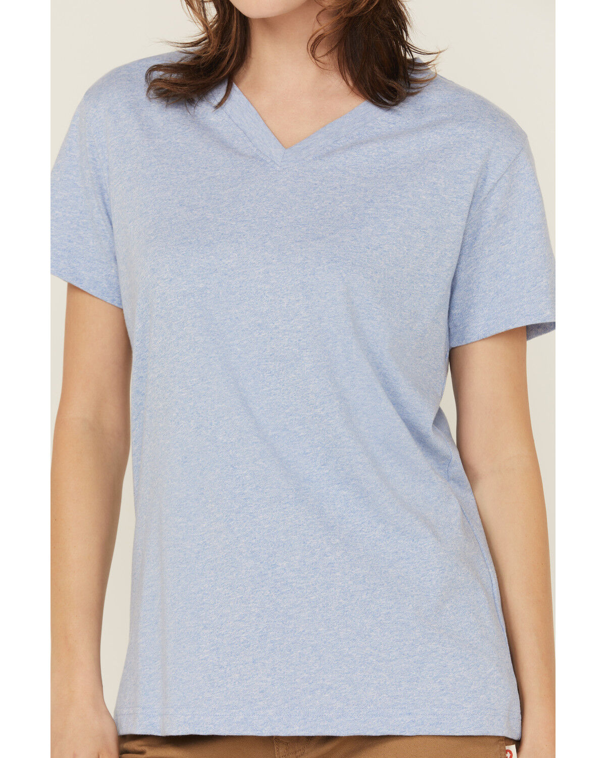 Image #3 - Ariat Women's Rebar Heather Short Sleeve Work Tee, Indigo, hi-res