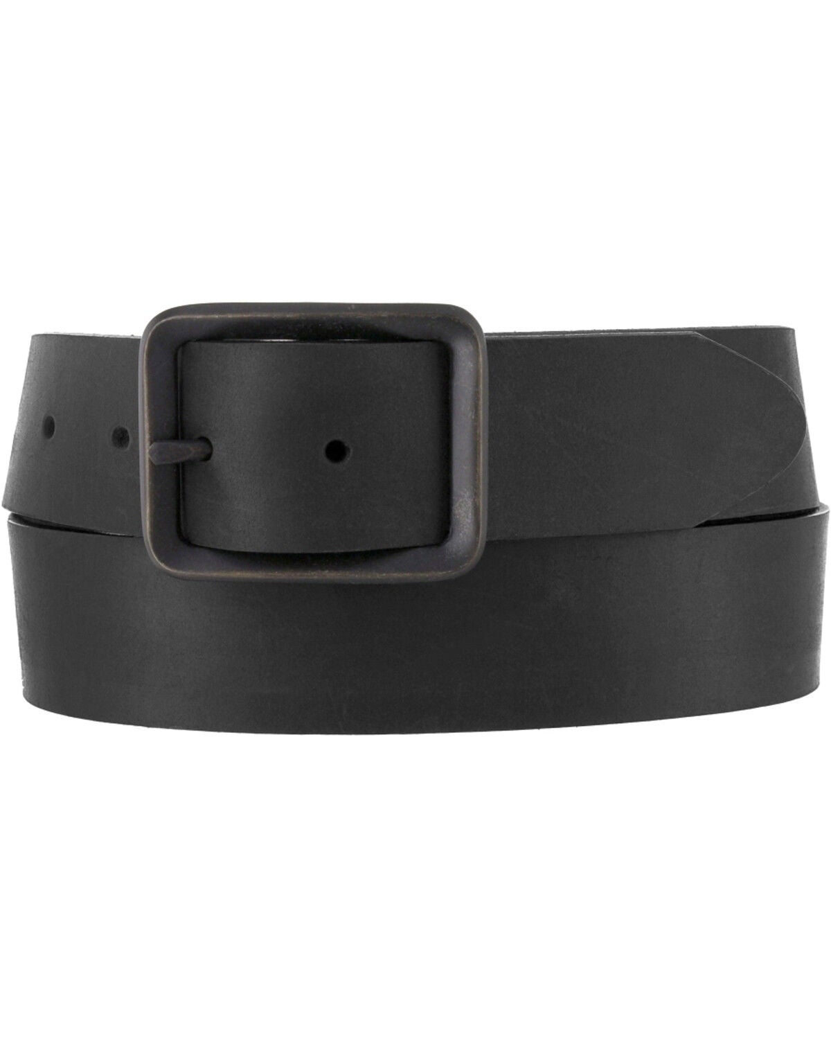 Chippewa Men's Buckskin Leather Belt, Black, hi-res