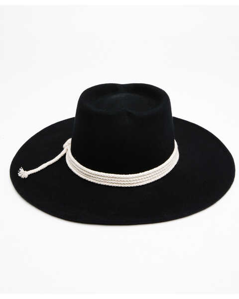Image #3 - Peter Grimm Women's Mystique Felt Western Fashion Hat , Black, hi-res