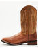 Image #3 - Laredo Men's Orleans Western Boots - Broad Square Toe, Brown, hi-res