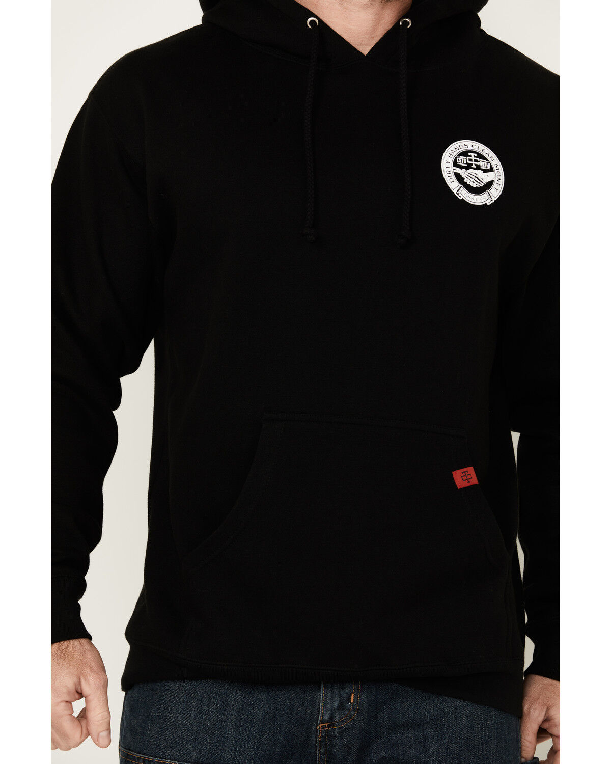 Image #3 - Troll Co Men's Haggler Hooded Sweatshirt, Black, hi-res