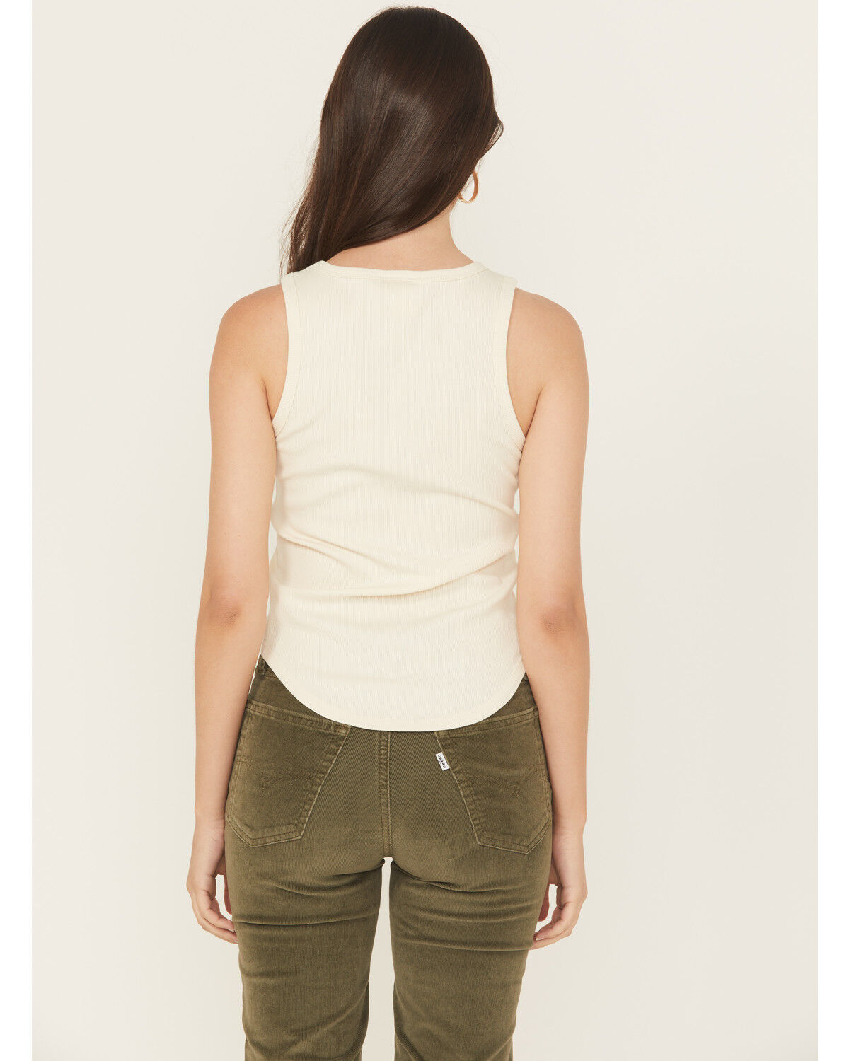 Image #4 - White Crow Women's Hell Yeah Graphic Tank Top, White, hi-res