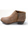 Image #3 - Minnetonka Women's Brenna Side Lace Booties - Round Toe, Lt Brown, hi-res