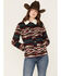 Image #1 - Cinch Women's Southwestern Corduroy Plush Fleece Trucker Jacket, Multi, hi-res