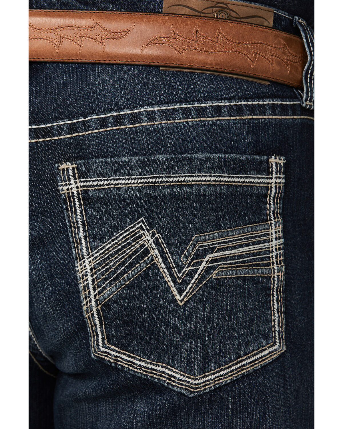 Image #4 - Cody James Men's Duke Relaxed Bootcut Stretch Denim Jeans, Dark Wash, hi-res
