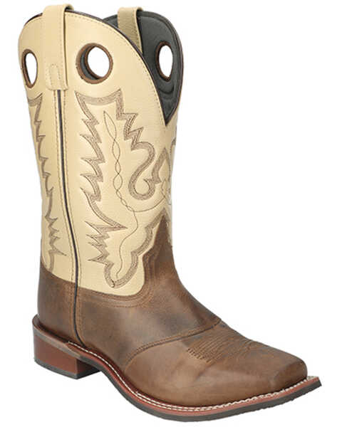 Image #1 - Smoky Mountain Men's Nash Performance Western Boots - Broad Square Toe , Brown, hi-res