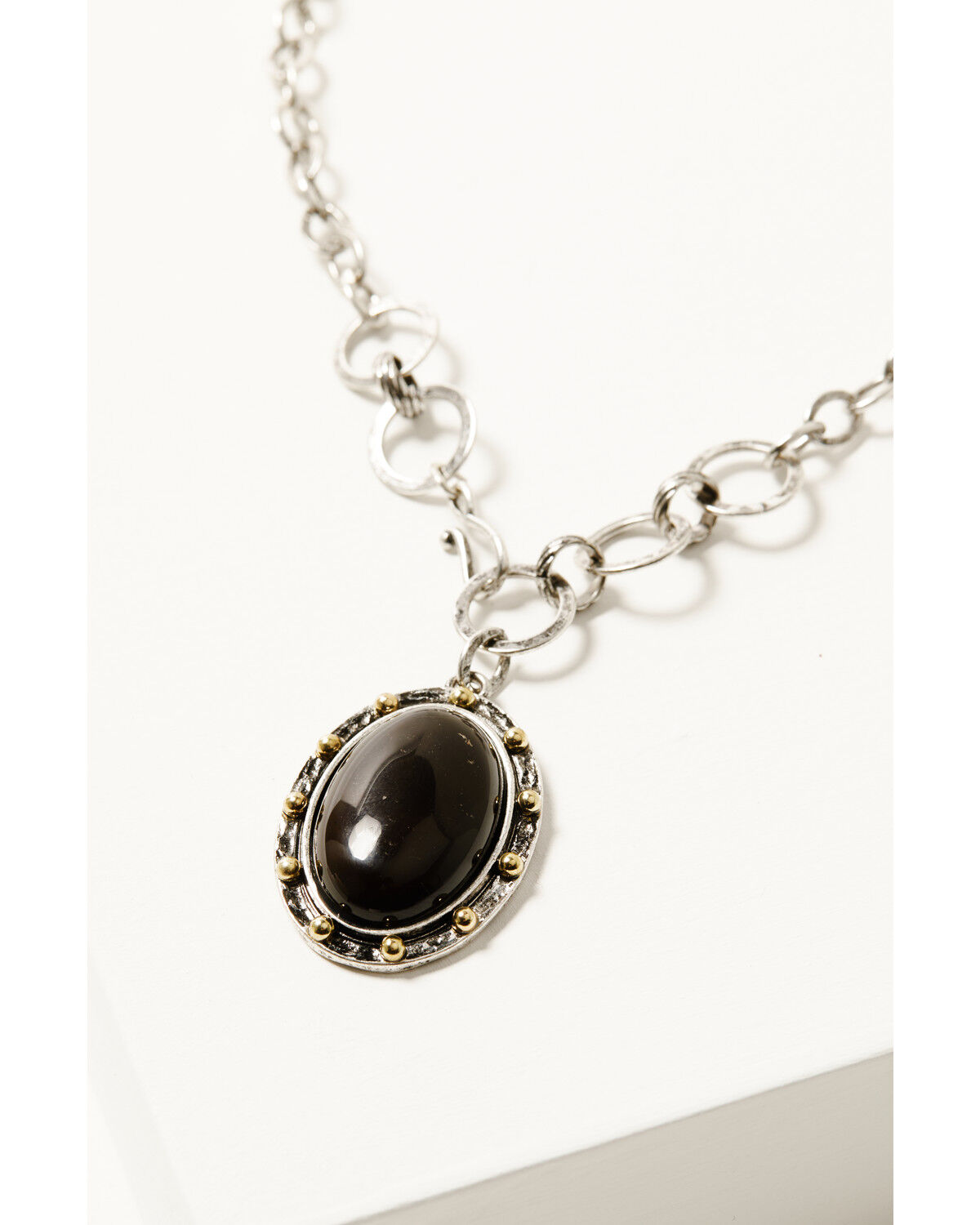 Image #2 - Shyanne Women's Heritage Valley Brown Agate Pendant Jewelry Set - 2 Piece, Silver, hi-res