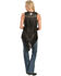 Kobler Leather Women's Yucaipa Fringe & Rhinestone Leather Vest, Black, hi-res