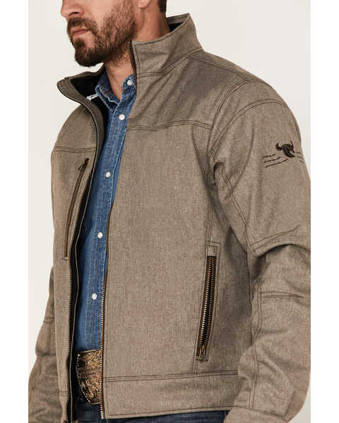 Image #2 - Cowboy Hardware Men's Tech Woodsman Solid Jacket, Beige/khaki, hi-res