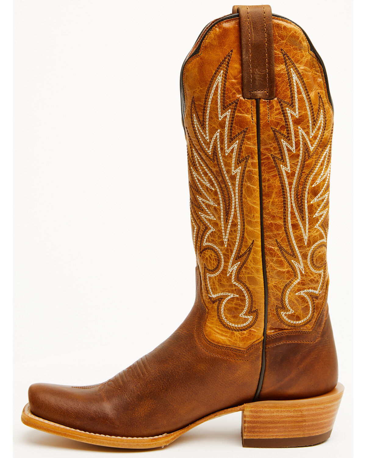 Image #3 - Dan Post Women's Amber Trail Tall Western Boots - Square Toe, Brown, hi-res