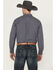 Image #4 - Ariat Men's Canaan Pro Series Plaid Print Long Sleeve Button-Down Stretch Western Shirt, Navy, hi-res