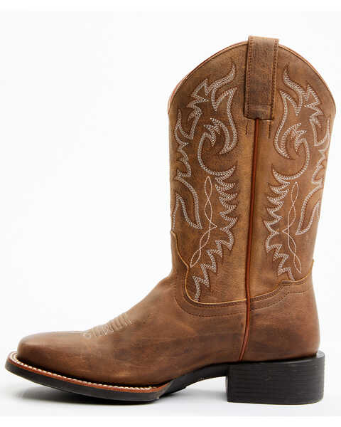 Image #3 - Shyanne Women's Shayla Xero Gravity Western Performance Boots - Broad Square Toe, Tan, hi-res