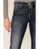 Sailey Women's Thick Stitch Bootcut Jeans, Blue, hi-res