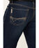 Image #4 - Cinch Men's Boot Barn Exclusive Ian Rinse Dark Performance Stretch Slim Bootcut Jeans , Indigo, hi-res