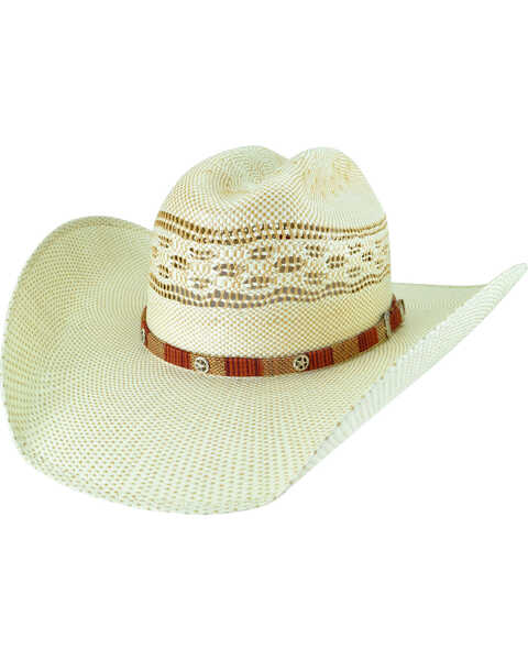 Bailey Men's Spradley Bangora Straw Cowboy Hat, Sand, hi-res