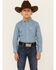 Image #1 - Wrangler Boys' Geo Print Long Sleeve Button-Down Western Shirt, , hi-res