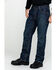 Image #3 - Ariat Men's Shale FR Relaxed Bootcut Work Denim Jeans, Denim, hi-res