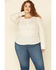Image #2 - Levi's Women's Moleskin High Rise Wedgie Skinny Jeans - Plus, Blue, hi-res