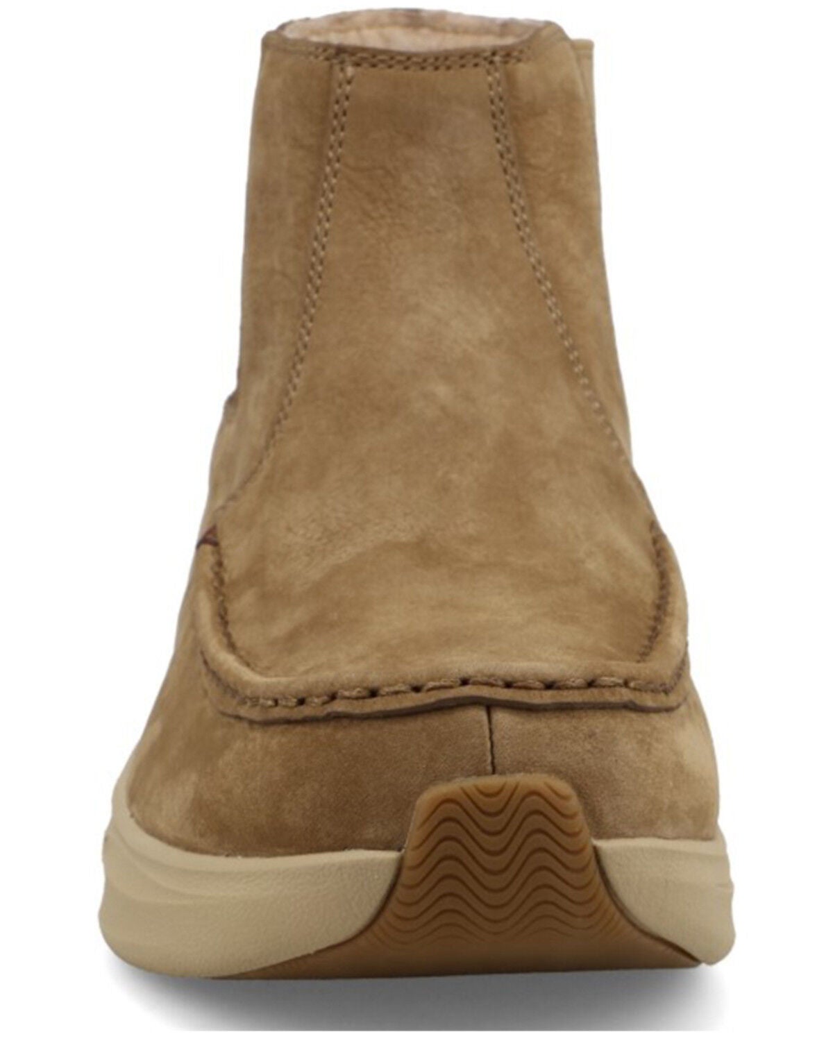 Image #4 - Twisted X Men's Feather X&trade; Casual Ankle Boots - Moc Toe, Camel, hi-res