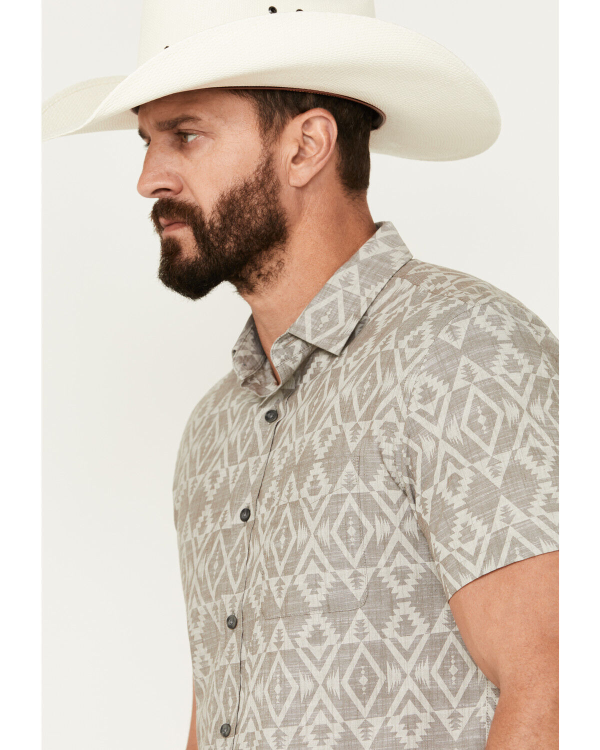 Image #2 - Pendleton Men's Deacon Printed Short Sleeve Button-Down Western Shirt, , hi-res