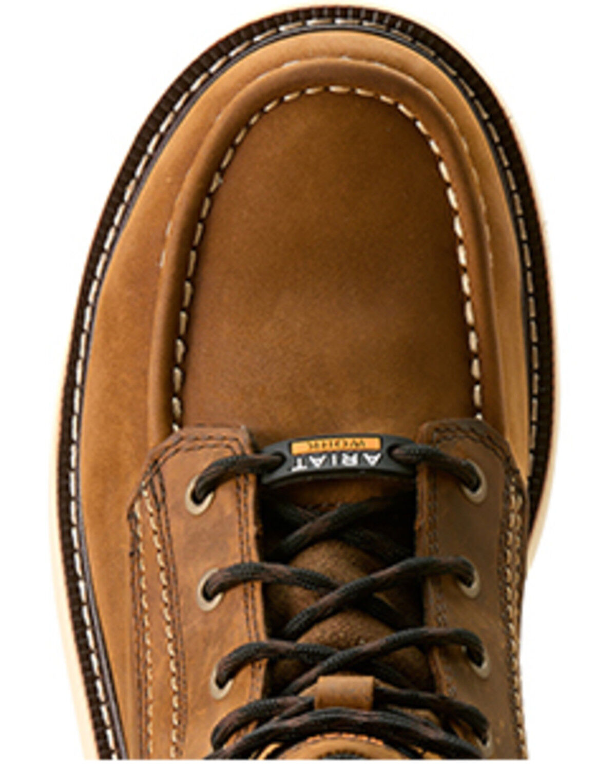 Image #4 - Ariat Men's 6" Wedge Rebar Waterproof Moc Work Boots - Soft Toe, Brown, hi-res