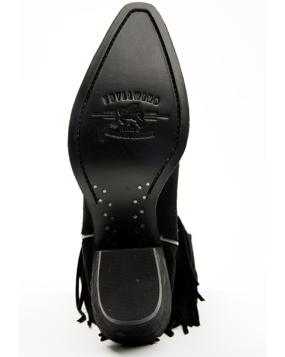 Image #7 - Idyllwind Women's Sterling Fringe Tall Western Boots - Snip Toe, Black, hi-res