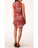 Image #2 - Stetson Women's Bandana Print Sleeveless Shirt Mini Dress, Red, hi-res