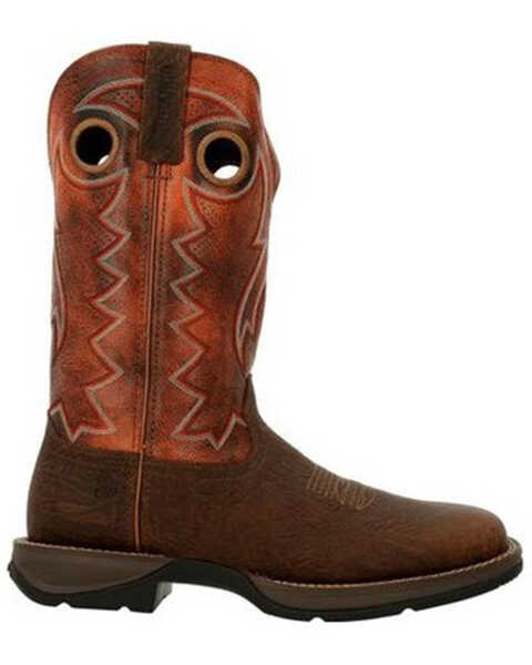 Image #2 - Durango Men's Rebel Western Boots - Square Toe, Brown, hi-res