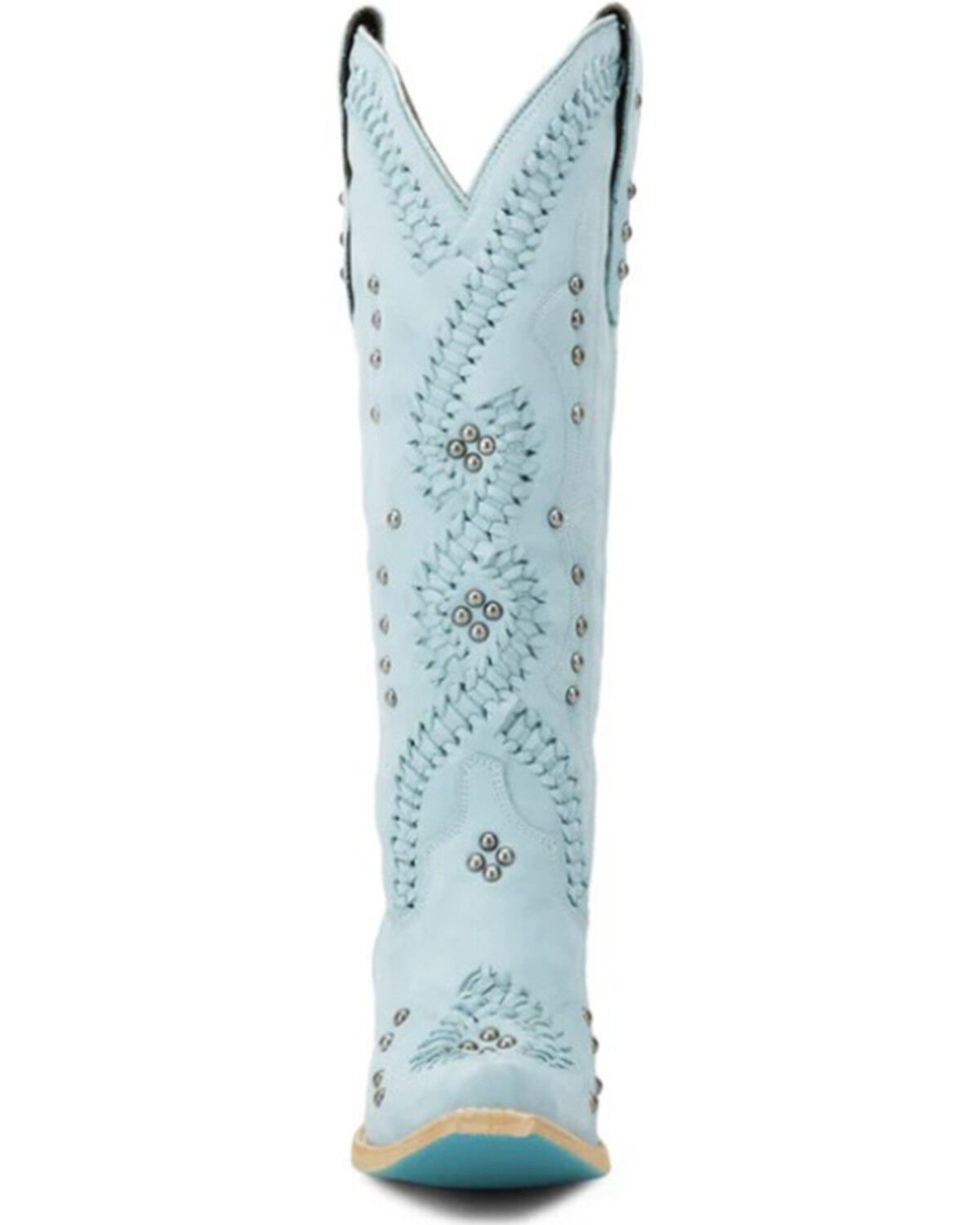 Image #4 - Lane Women's Cossette Tall Western Boots - Snip Toe, Blue, hi-res