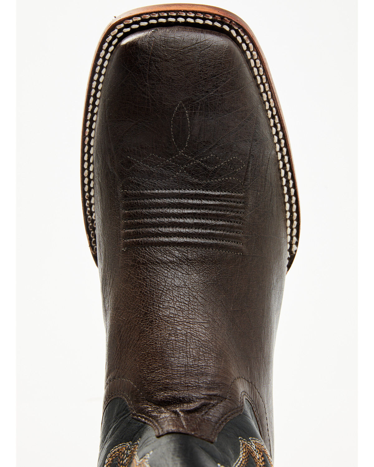 Image #6 - Cody James Men's Exotic Ostrich Western Boots - Broad Square Toe, Chocolate, hi-res