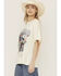 Image #2 - Rock & Roll Denim Women's Desperado Short Sleeve Graphic Tee, Cream, hi-res