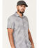 Image #2 - Pendleton Men's Shoreline Print Short Sleeve Western Shirt , Blue, hi-res