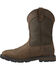 Ariat Groundbreaker Waterproof Western Work Boots - Steel Toe, Brn Bomber, hi-res