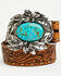 Image #1 - Shyanne Women's Floral Tooled Buckle Belt, Brown, hi-res