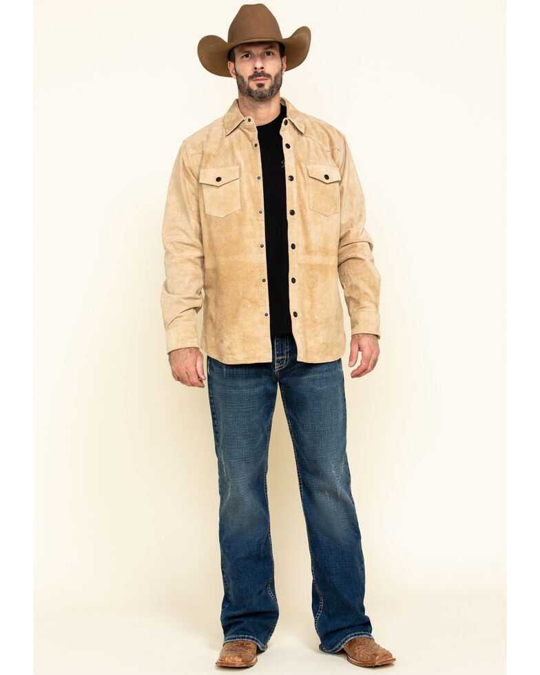 Moonshine Spirit Men S Auckland Long Sleeve Suede Shirt Jacket Country Outfitter