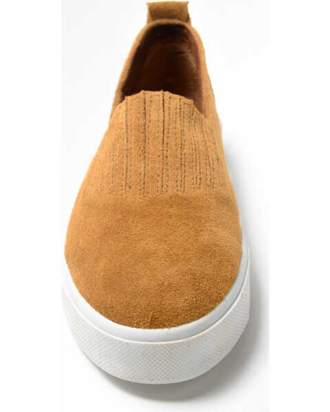 Image #3 - Minnetonka Women's Gabi Slip-On Shoes - Round Toe, Taupe, hi-res