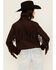 Image #4 - Shyanne Women's Faux Suede Fringe Jacket, Chocolate, hi-res