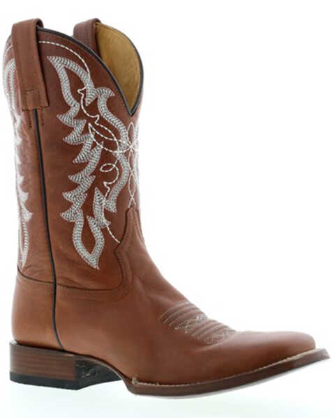 Caborca Silver by Liberty Black Women's Tina Western Boots - Square Toe, Brown, hi-res