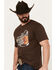 Image #2 - Moonshine Spirit Men's Turn Down Whiskey Short Sleeve Graphic T-Shirt, Dark Brown, hi-res