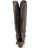 Image #5 - Dan Post Women's Mahan Feather Embroidery Western Boots - Snip Toe, Brown, hi-res