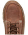 Image #6 - Justin Men's 5" Corbett Lace-Up Moc Waterproof Work Boots - Alloy Toe, Brown, hi-res