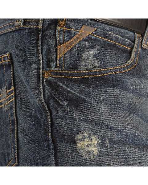Image #2 - Ariat Men's M4 Tabac Relaxed Fit Denim Jeans - Big & Tall, Dark Stone, hi-res