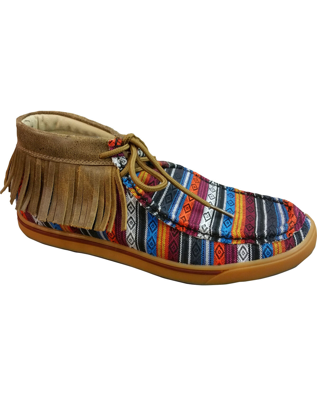 twisted x fringe mocs