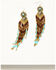 Image #1 - Shyanne Women's Desert Boheme Beaded Tassel Earrings, Gold, hi-res