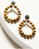 Image #1 - Shyanne Women's Monument Valley Beaded Hoop Earrings, Silver, hi-res